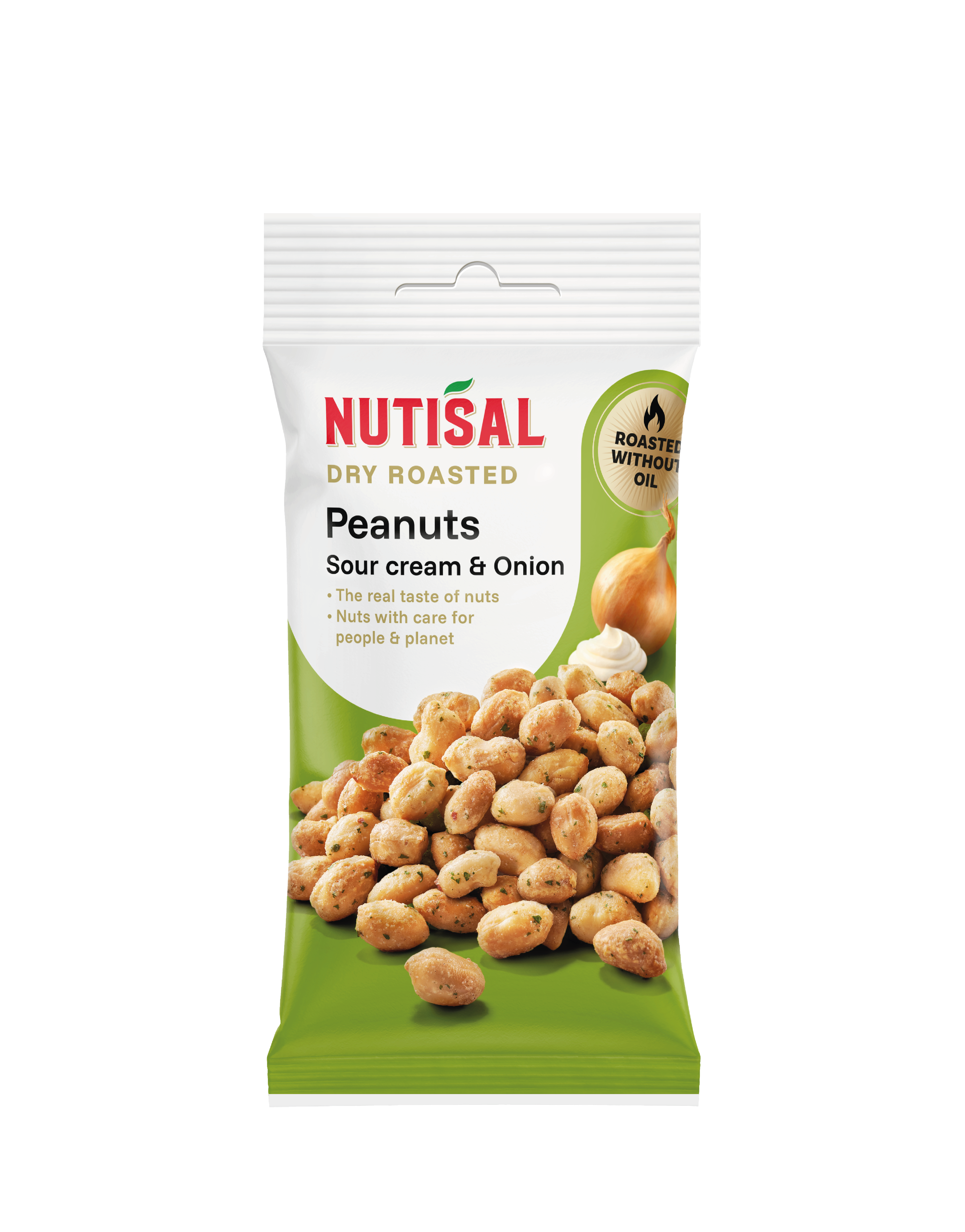 Nutisal Peanuts Sour cream & Onion 60g